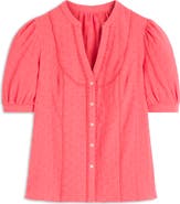 Boden Eyelet Embroidery Woven Shirt
