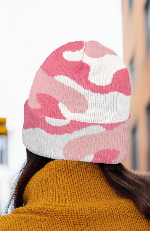Dalix Espresso Martini Beanie Cap In Pink