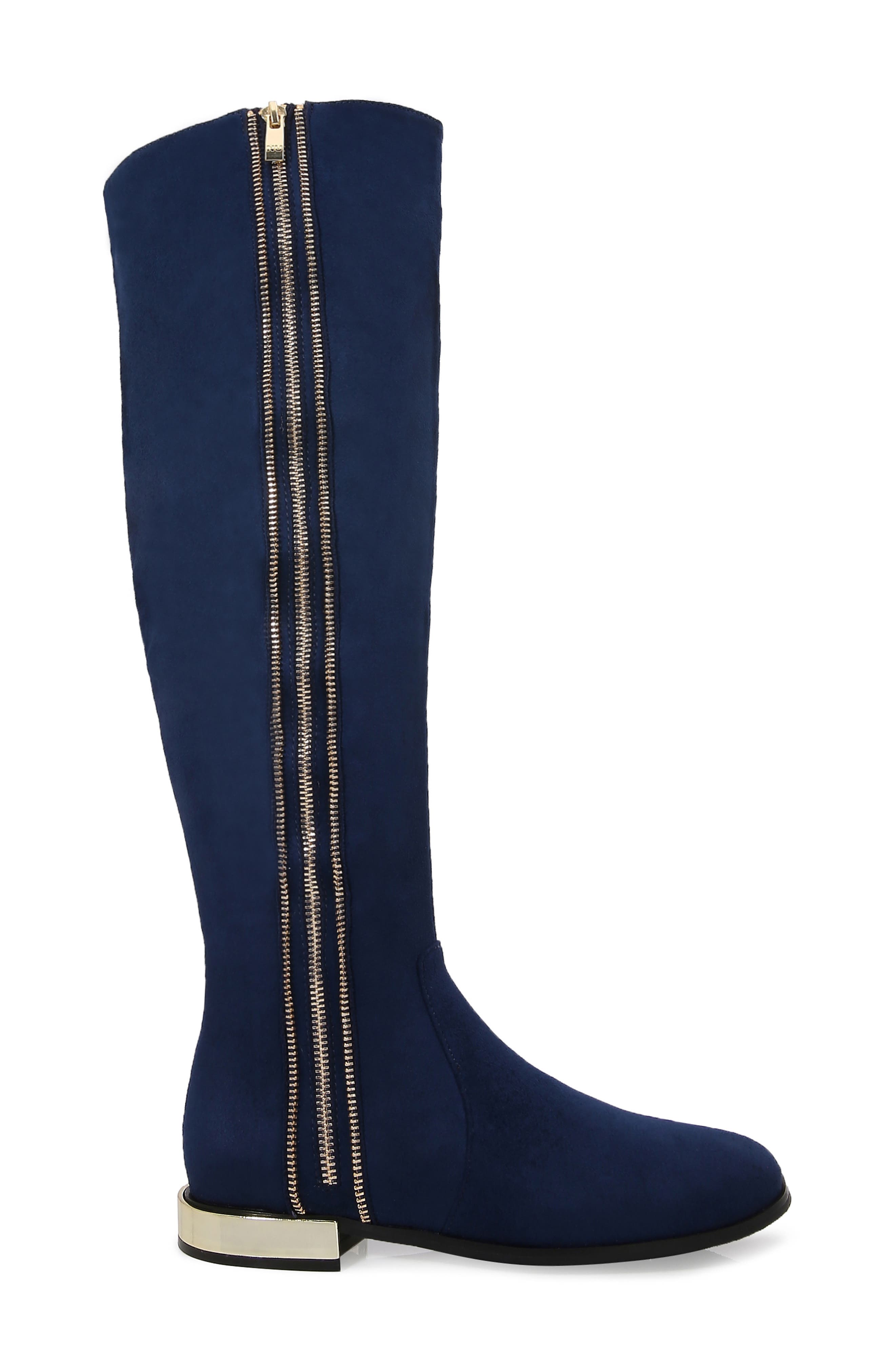 Majestic Knee High Boot, Alternate, color, NAVY