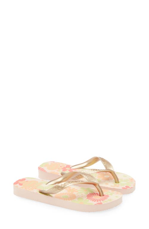 Havaianas 'flores' Flip Flop In Ballet Rose