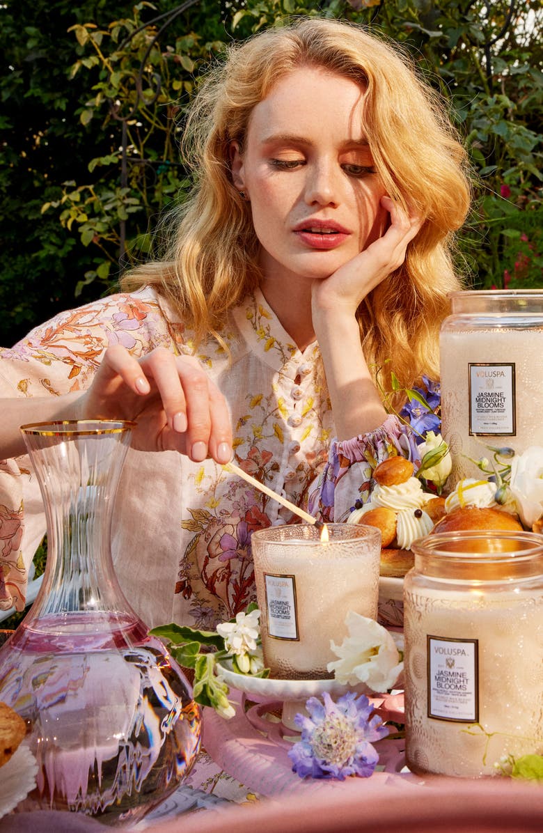 Voluspa Jasmine Midnight Blooms Boxed Classic Candle, Alternate, color, Jasmine Midnight Blooms