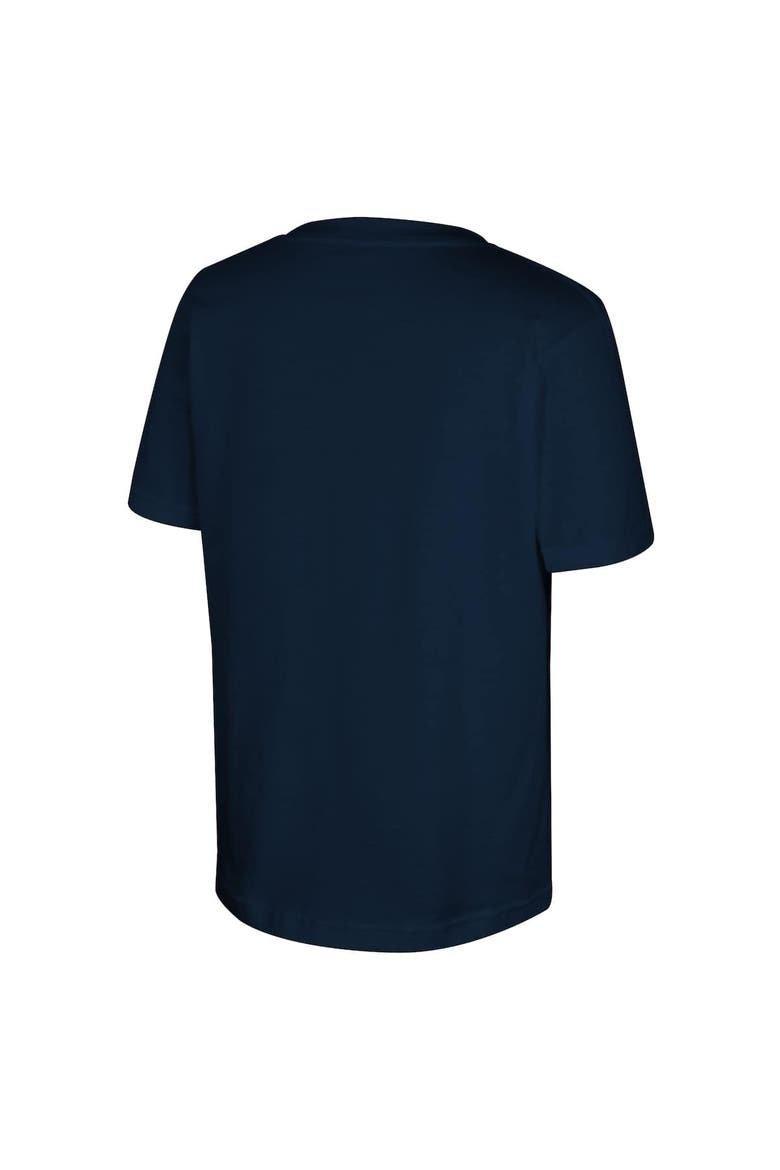 Youth Stadium Essentials Caitlin Clark Navy Indiana Fever 2024 WNBA Rookie of the Year T-Shirt, Alternate, color, Navy