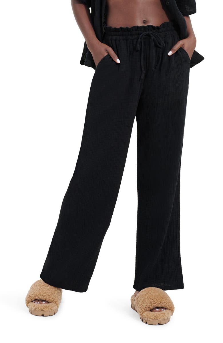 UGG<sup>®</sup> Karrie Cotton Gauze Lounge Pants, Main, color, 