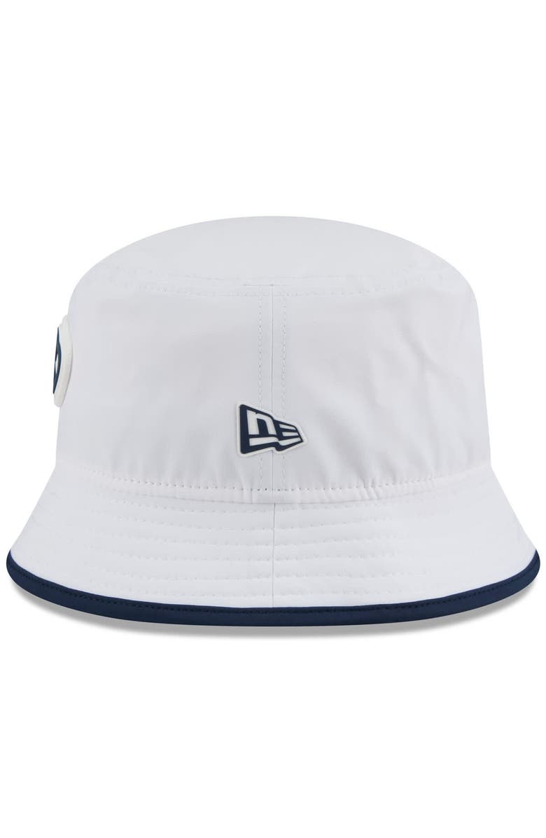 New Era Men's New Era  White Seattle Seahawks 2025 NFL Training Camp Stretch Bucket Hat, Alternate, color, White