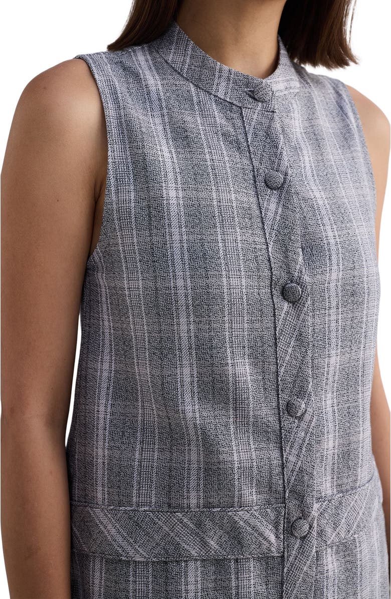 Reistor The Cotton Tweed Shift Dress, Alternate, color, Steel Breeze