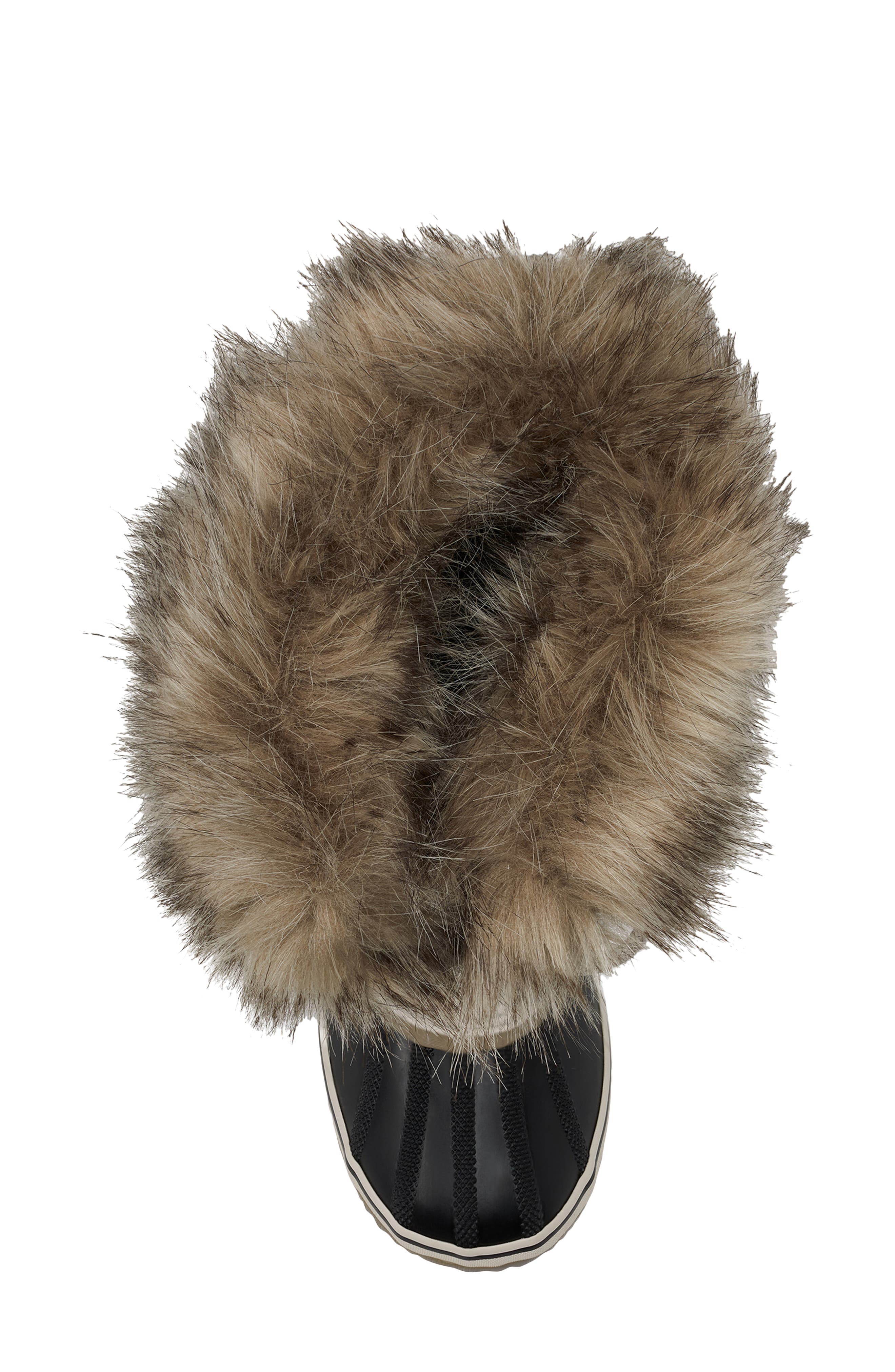 Joan of Arctic Faux Fur Waterproof Snow Boot, Alternate, color, FAWN/ OMEGA TAUPE
