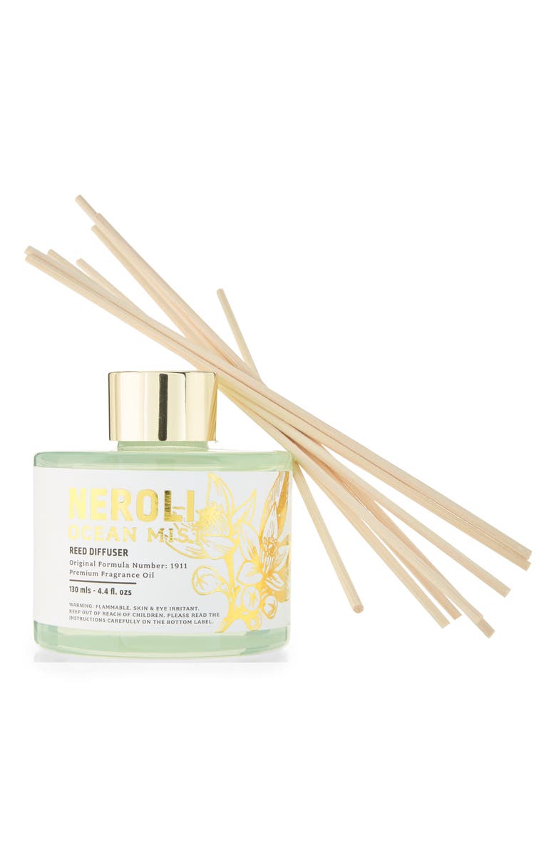PORTOFINO CANDLES Neroli Ocean Mist Reed Diffuser, Main, color,