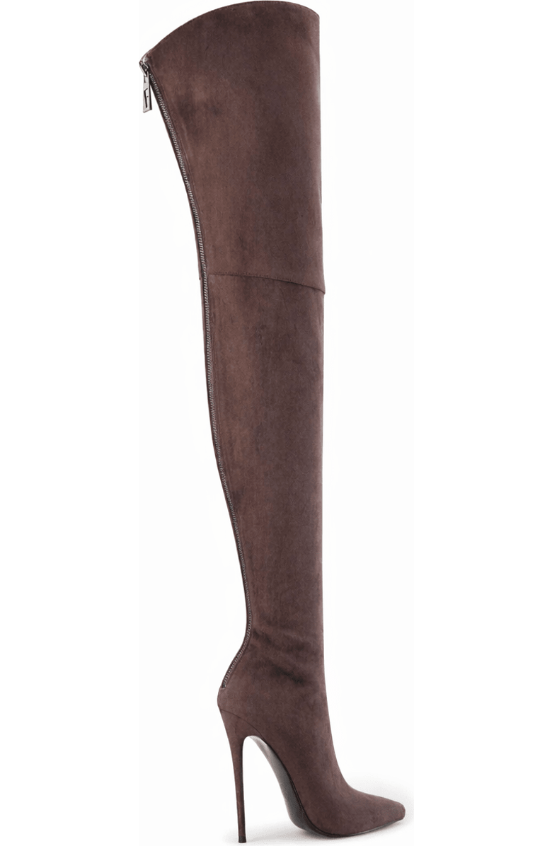 FEMME The Scorpio Suede Thigh High Boot, Alternate, color, Suede Coco