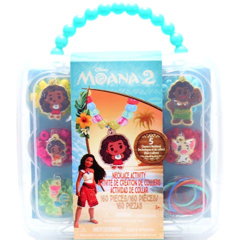 Moana 2 Necklace Activity Set Disney Diy Jewelry Kit, Ages 3+