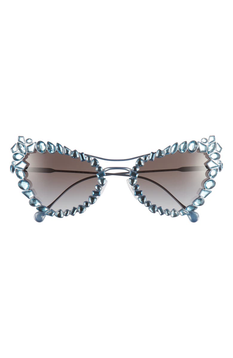 Swarovski 56mm Butterfly Sunglasses, Main, color, 