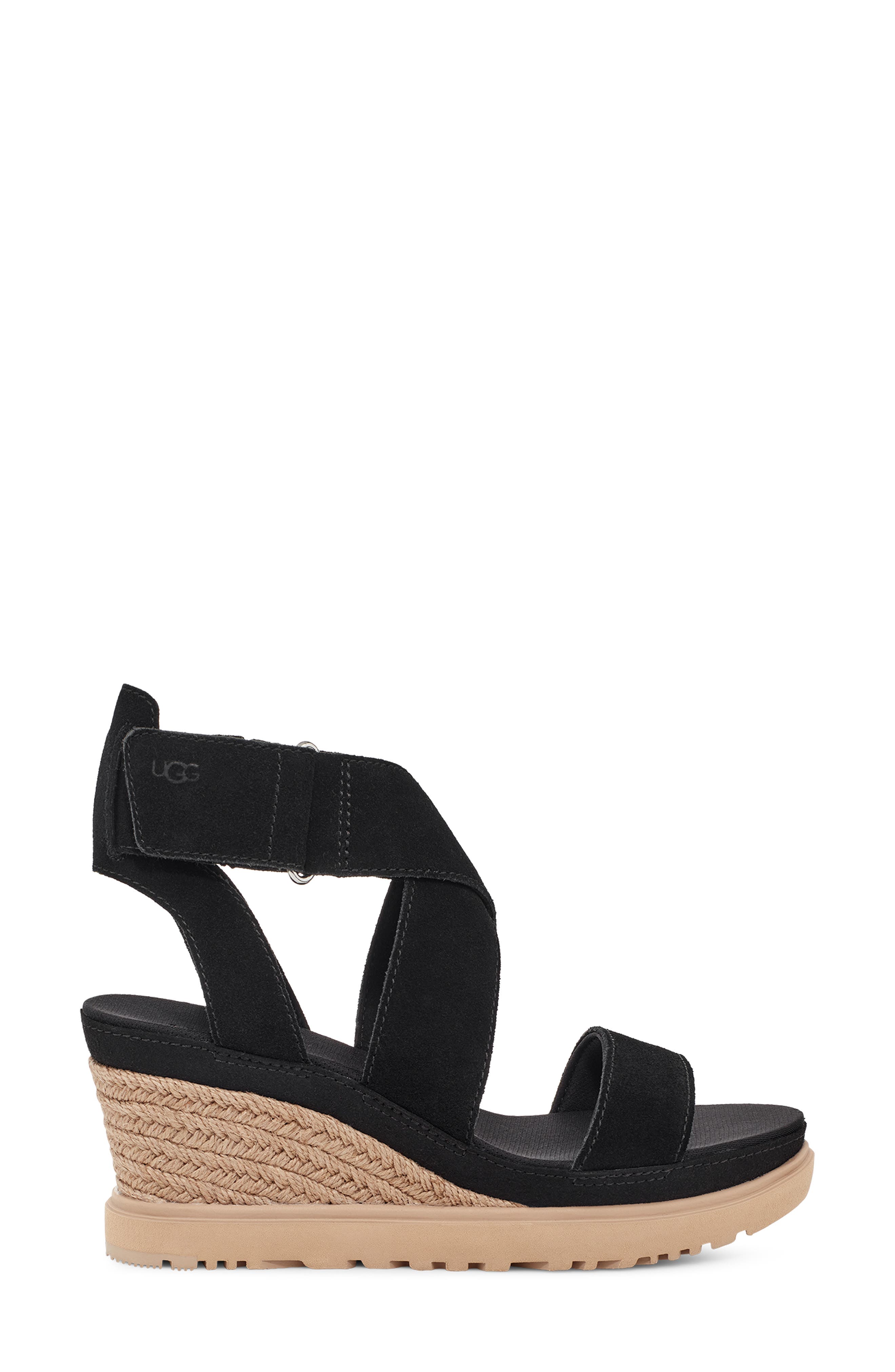UGG<sup>®</sup> Ileana Espadrille Wedge Sandal, Alternate, color, 