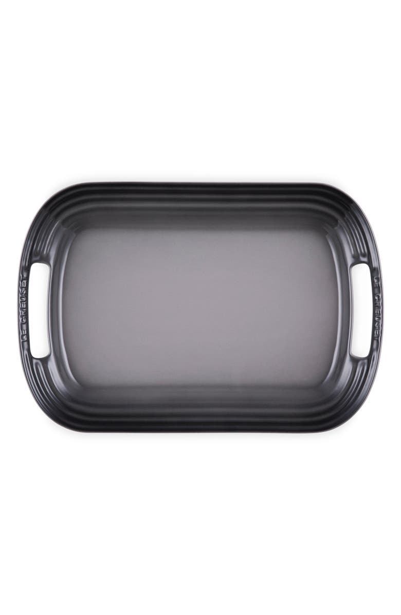 Le Creuset Stoneware Serving Platter, Alternate, color, Oyster