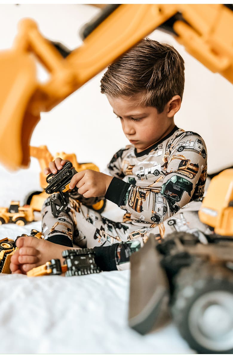 Fletch Work Hard, Play Hard 2 Piece Pajama Set, Alternate, color, Beige