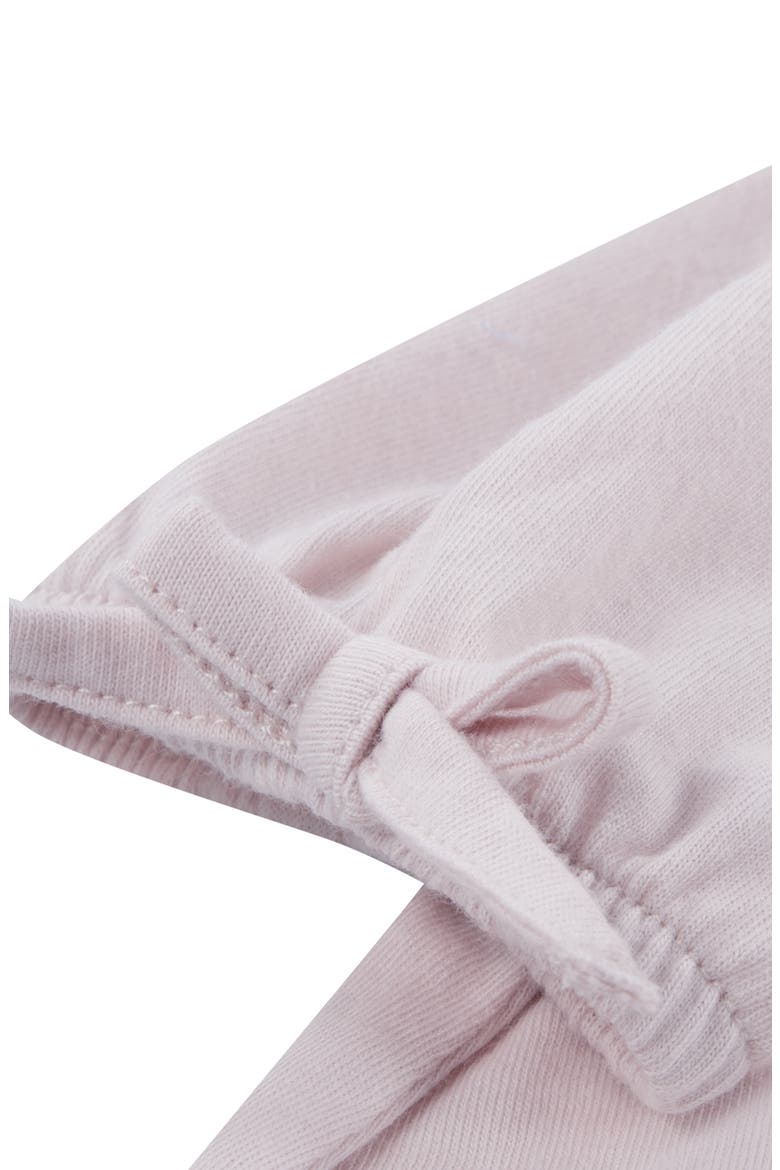 Bow Logo T-Shirt & Chambray Shorts Set, Alternate, color, CRYSTAL PINK