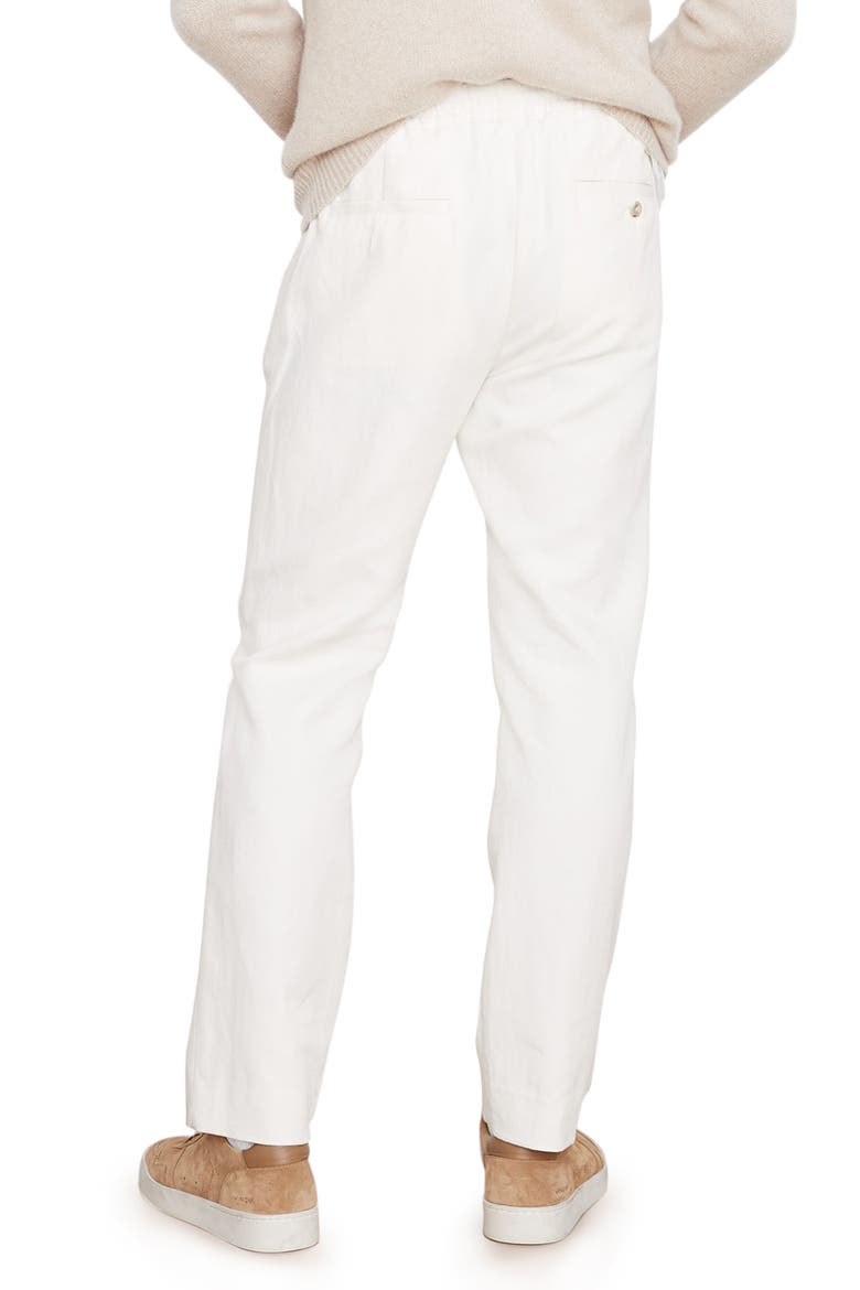 Slim Fit Lyocell & Cotton Pants, Alternate, color, BONE