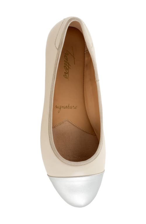 Trotters Clara Cap Toe Flat
