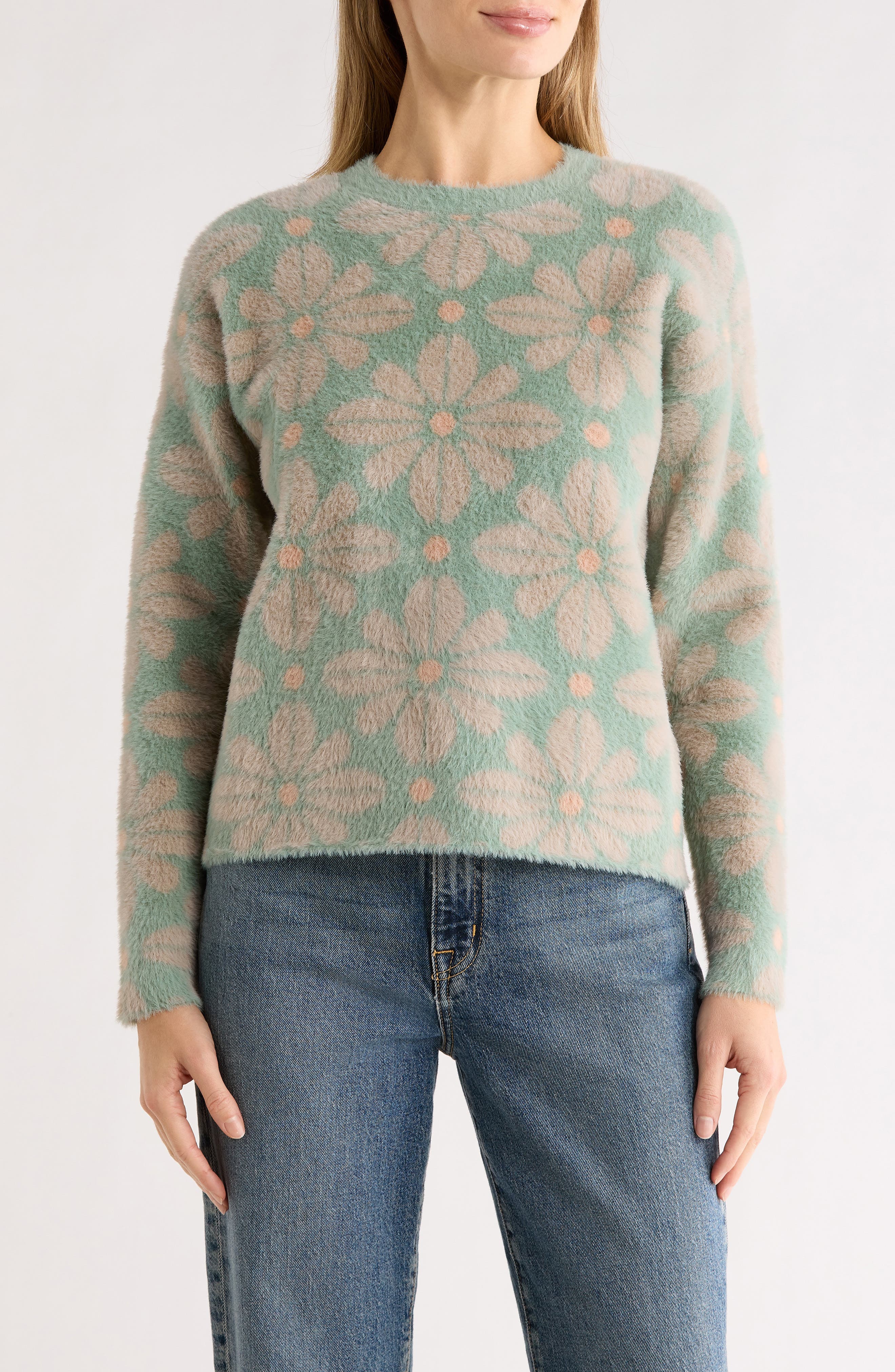 Textured Crewneck Sweater - image 5