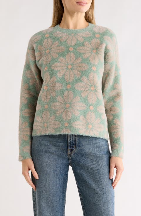 Textured Crewneck Sweater