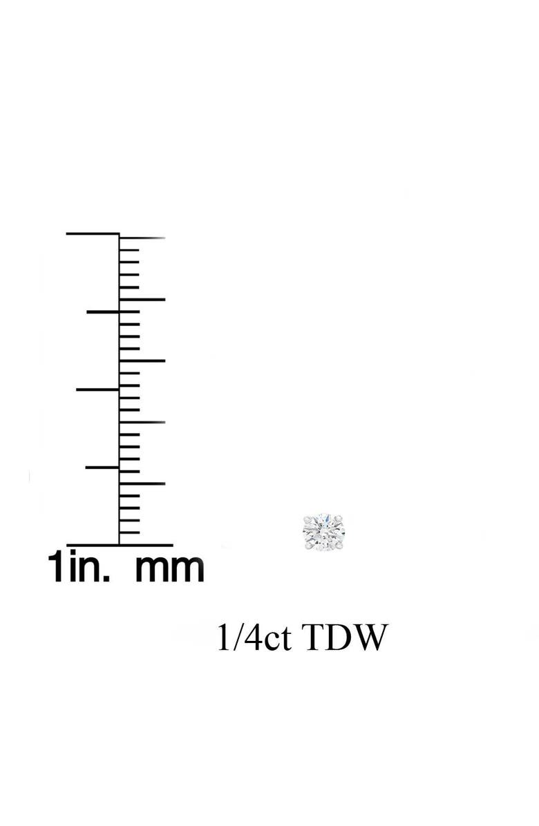Bliss Diamond 1/3 Ct TW Small Diamond Studs 14k Gold Lab Grown, Alternate, color, 14K White Gold
