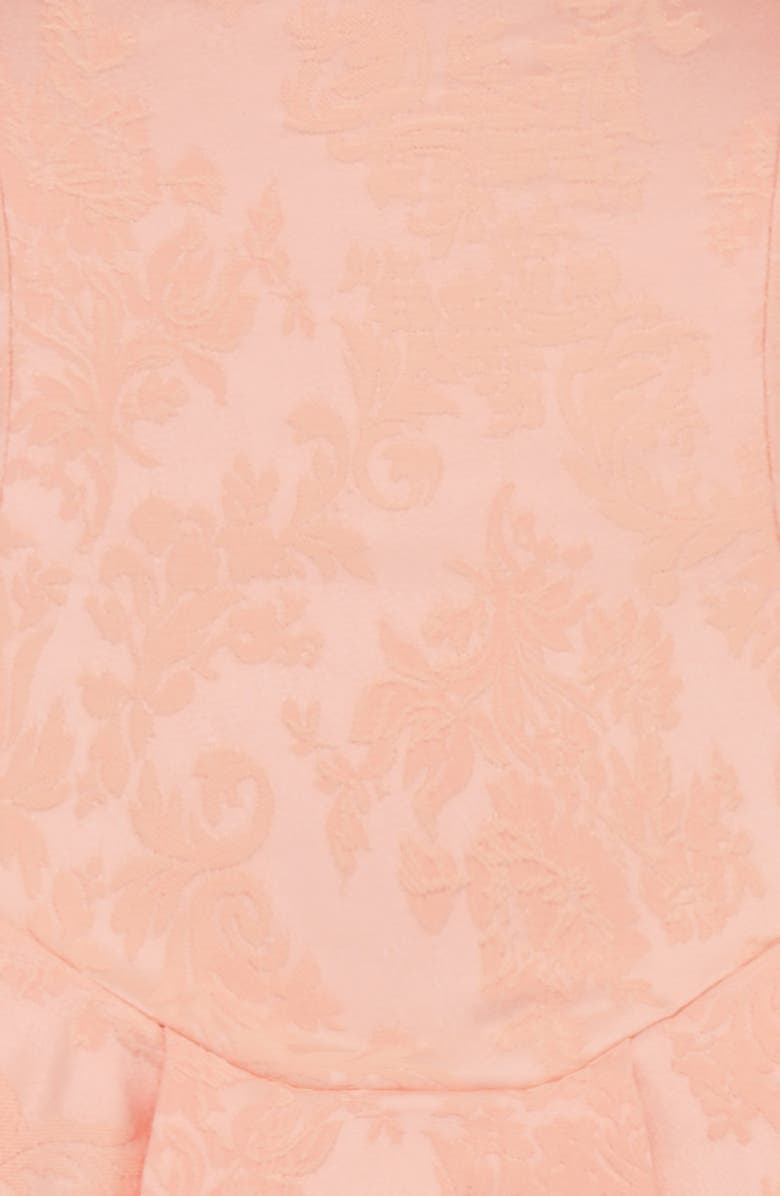 HOUSE OF CB Rosalinda Jacquard Minidress, Alternate, color, Peach Parfait