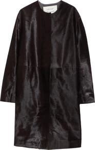 LOULOU DE SAISON Miller Genuine Calf Hair Coat
