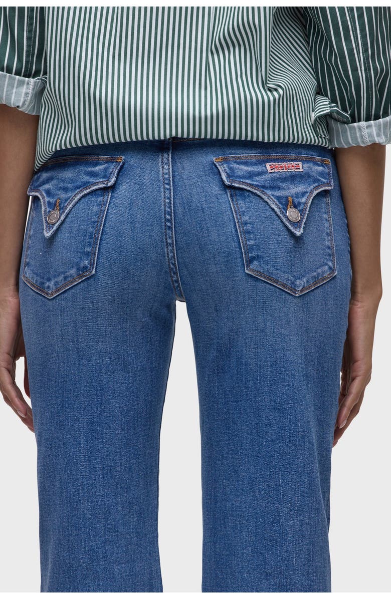 Hudson Jeans Dana Flap Pocket Flare, Alternate, color, Tranquil
