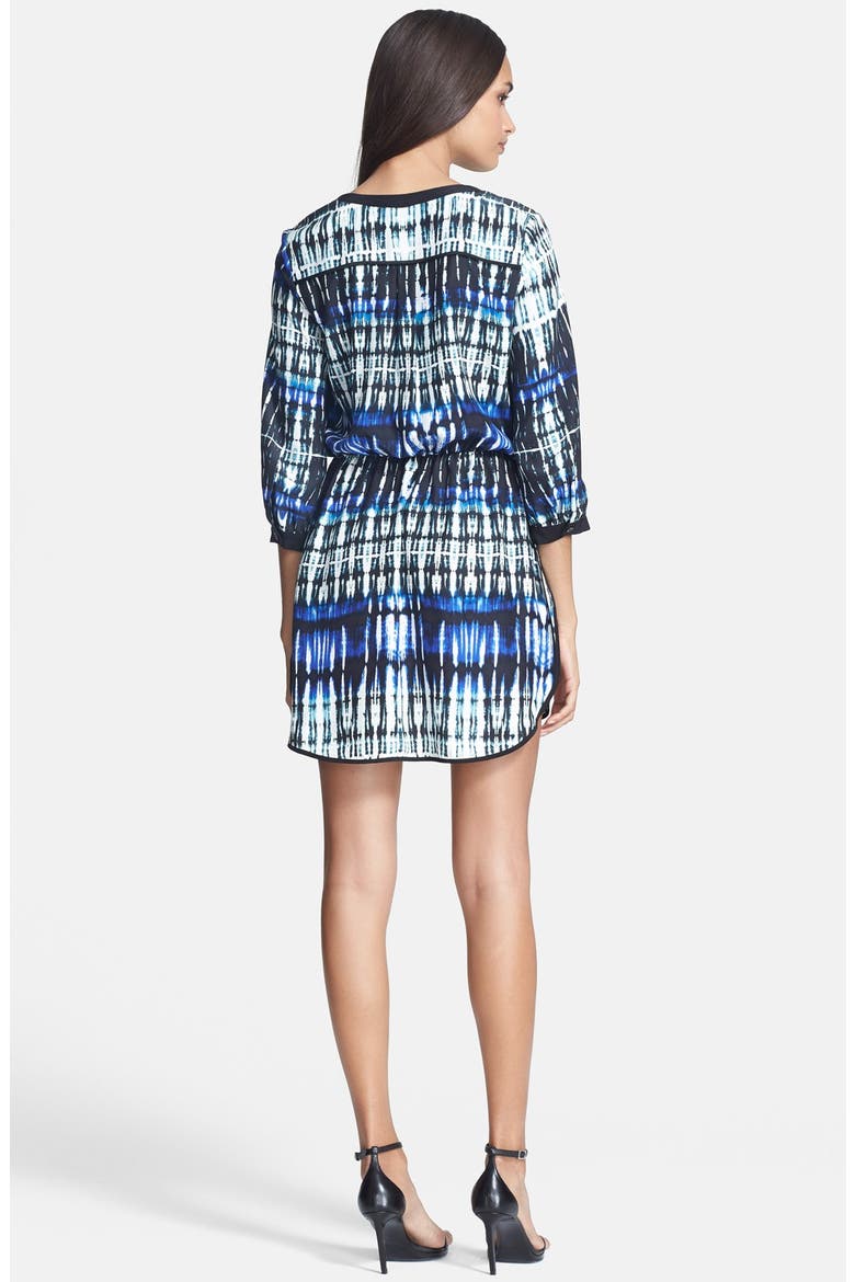 'Mallory' Silk Dress, Alternate, color, STATIC