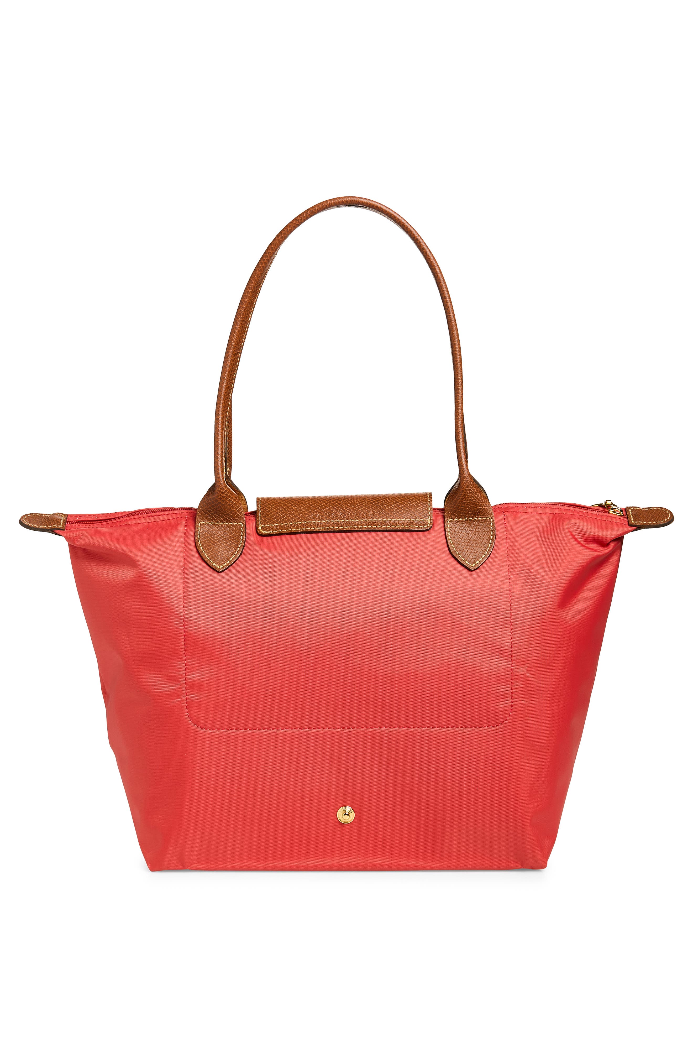 Medium Le Pliage Nylon Shoulder Tote, Alternate, color, STRAWBERRY