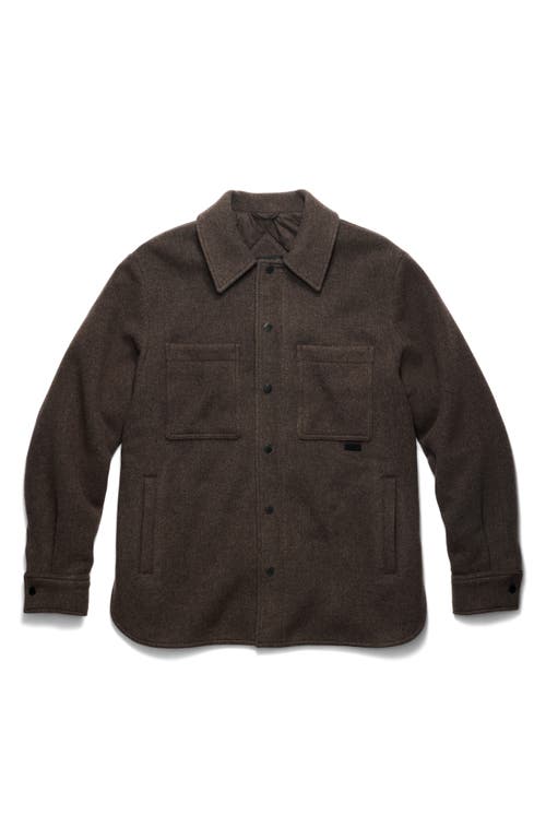 Canada Goose Atikinson Wool Blend Shirt Jacket In Gray