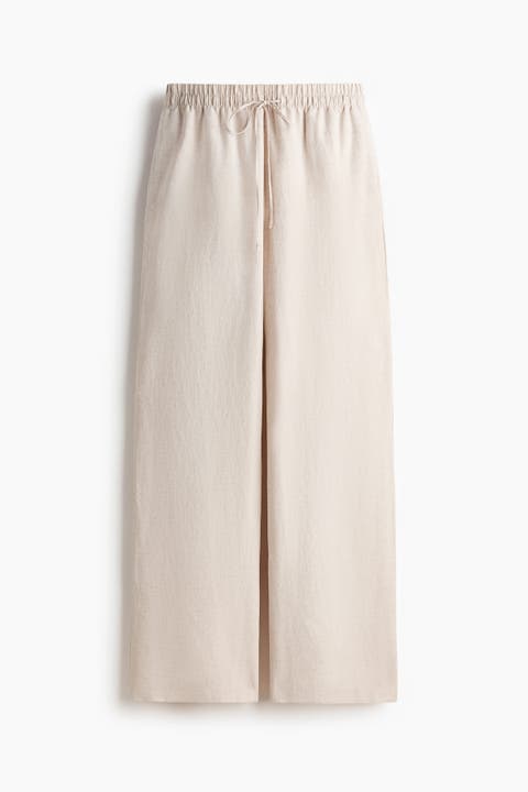 Linen-blend Trousers