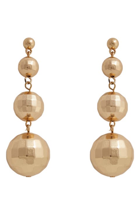 Donna Disco Ball Drop Earrings