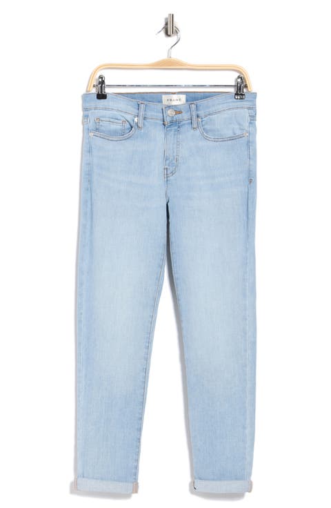 Le Garcon Mid Rise Crop Boyfriend Jeans