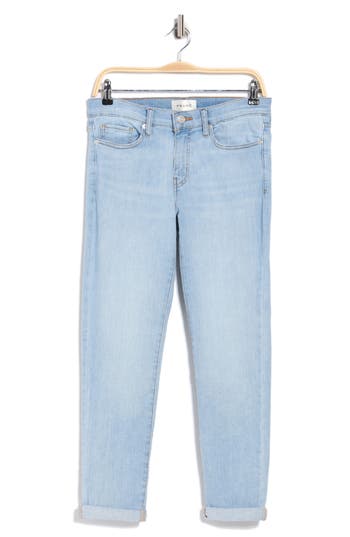 FRAME Le Garcon Mid Rise Crop Boyfriend Jeans in Temper at Nordstrom Rack, Size 32