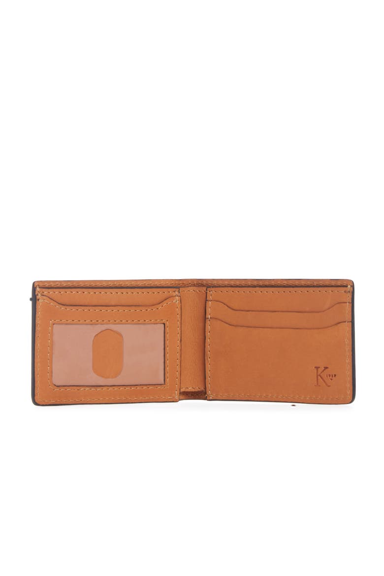 George Slim Leather Billfold, Alternate, color, Tan