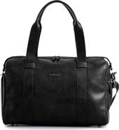 Velez Leather Duffle Bag Aged Effect