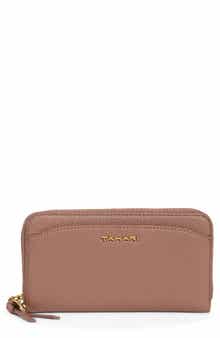 Barclay Faux Leather Zip Around Continental Wallet