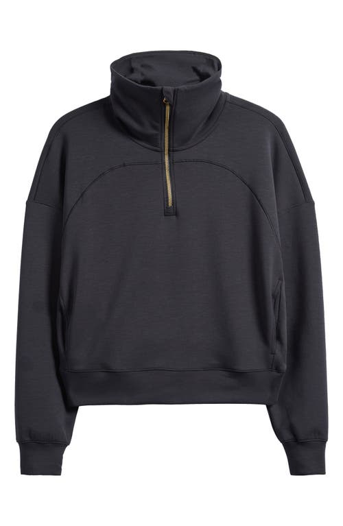 Rhone Dreamglow Half Zip In Black