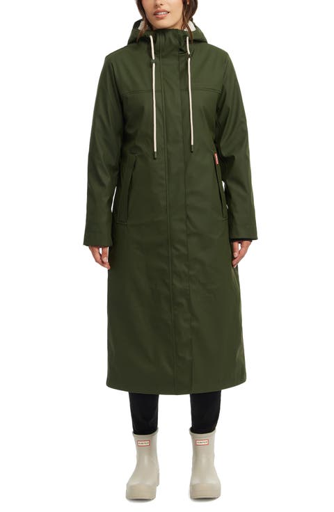 Sammy Waterproof Faux Fur Lined Hood Insulated Raincoat