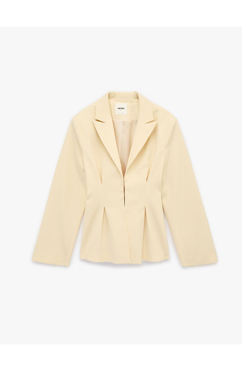 ZDNU 81041892 Long Sleeve Notched Collar Blazer, Alternate, color, Yellow