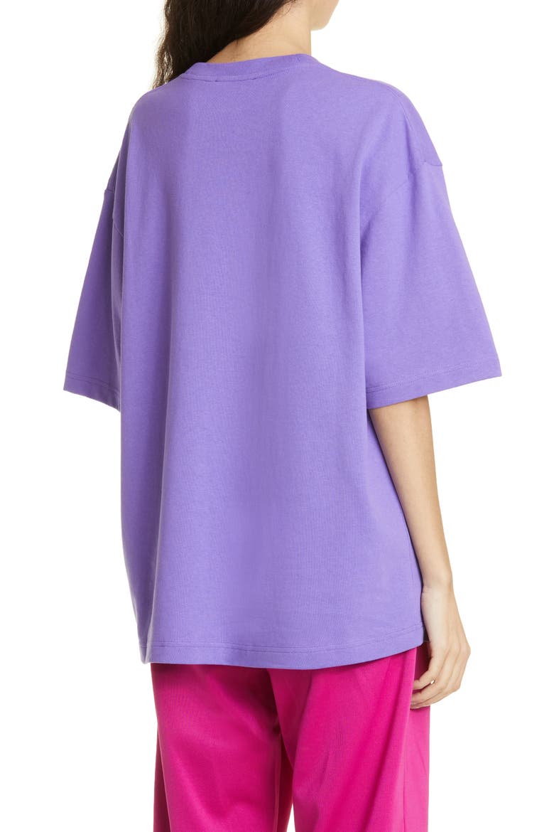 Exford Inflatable Logo Organic Cotton T-Shirt, Alternate, color, IRIS PURPLE