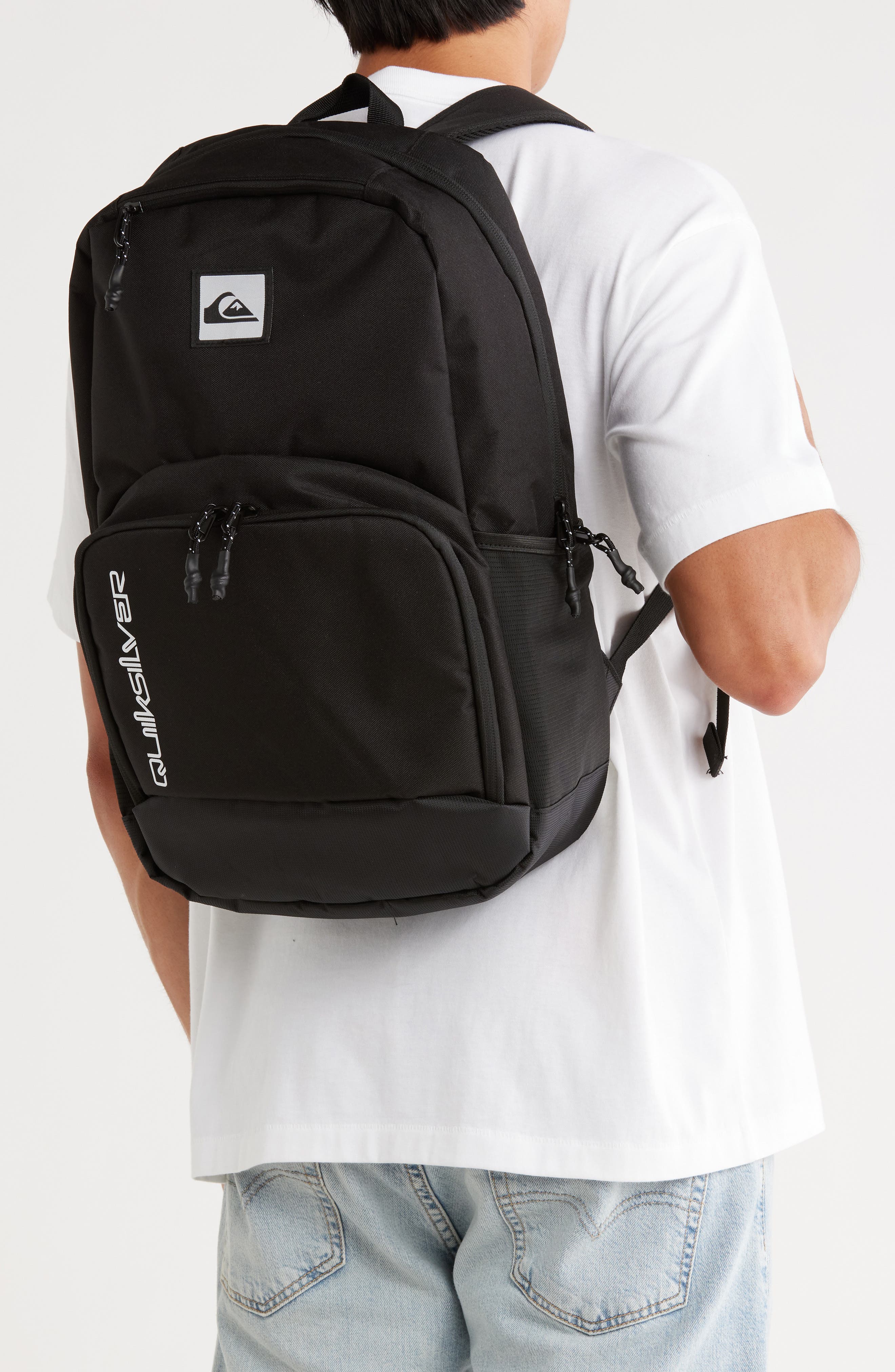 Quiksilver Aframe Backpack, Alternate, color, Black