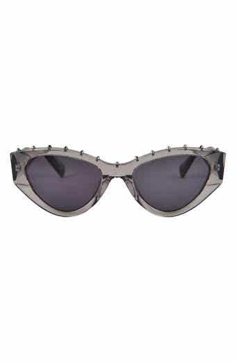 53mm Gradient Cat Eye Sunglasses