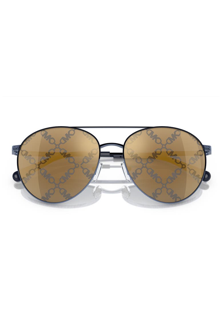 Arches 58mm Pilot Sunglasses, Alternate, color, GOLD MIRROR