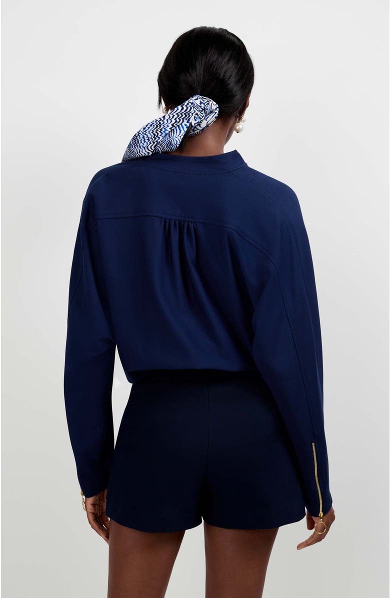 Trina Turk Vignetta Jacket, Alternate, color, Ink