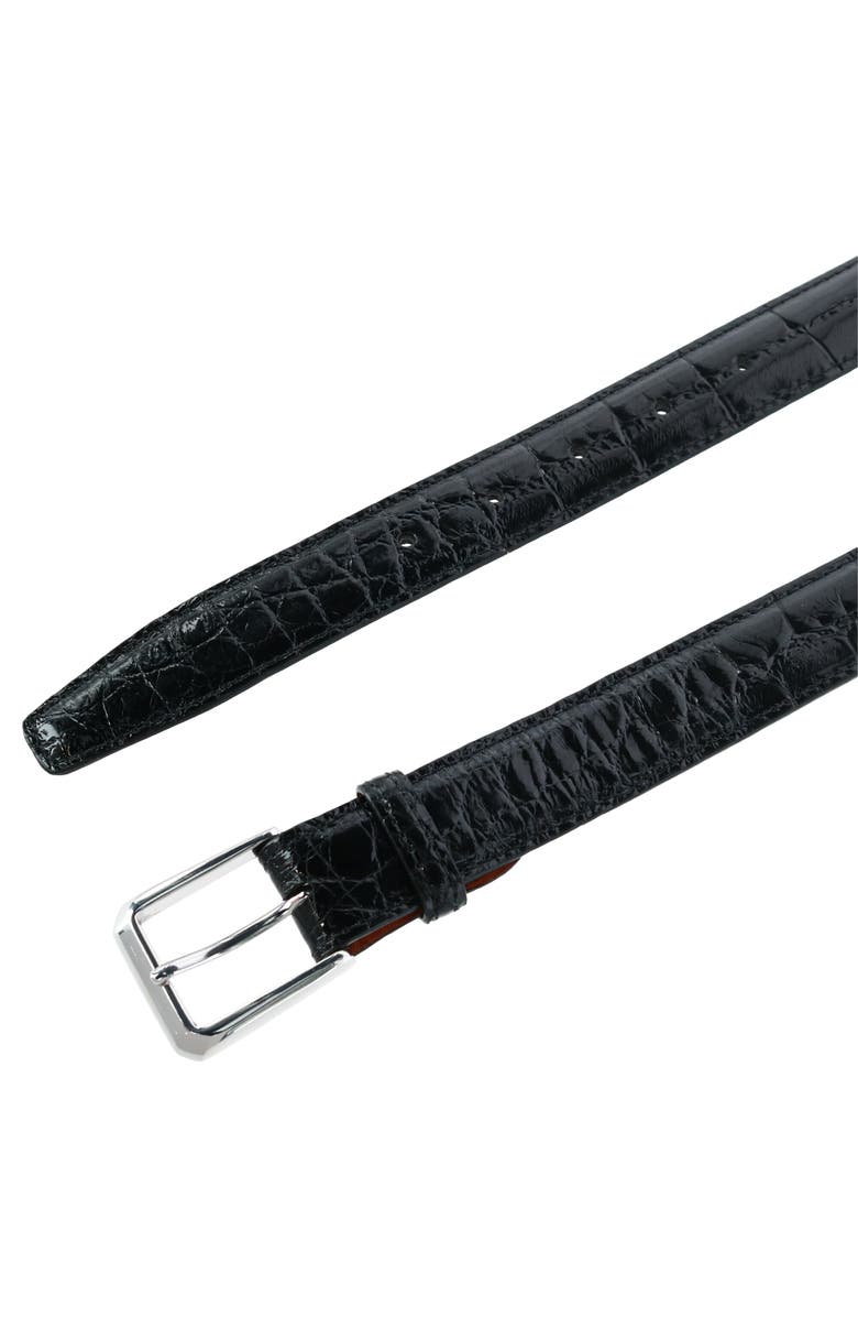 Trafalgar Classic 30MM Genuine Glazed Alligator Belt, Alternate, color,