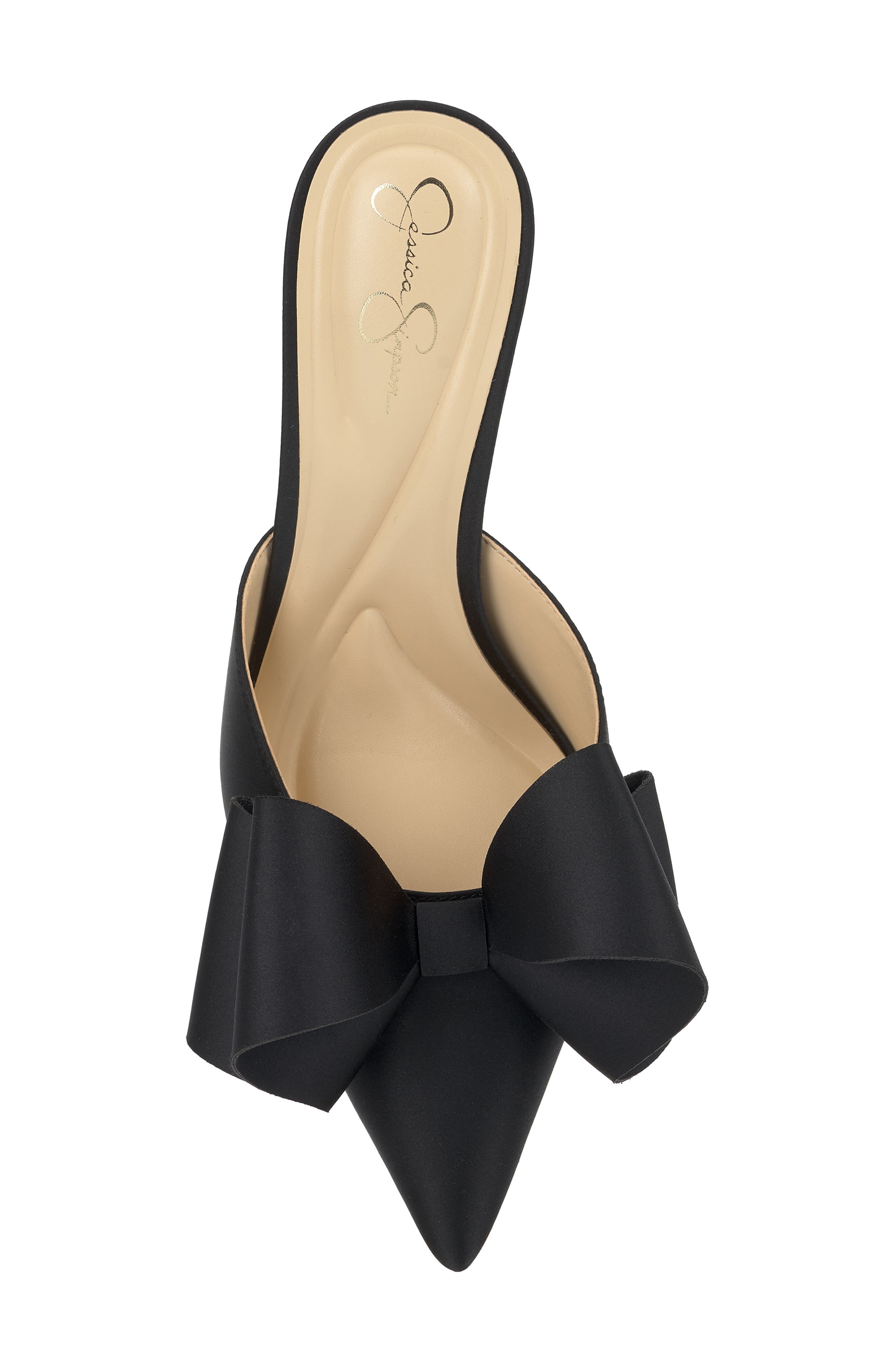 Jessica Simpson Valrin Pointed Toe Mule, Alternate, color, Black