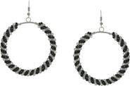 OLIVIA WELLES Eira Twist Hoop Earrings