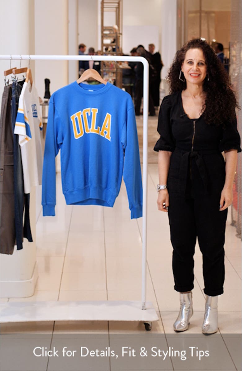 UCLA Ivy Fleece Logo Graphic Sweatshirt, sales video thumbnail