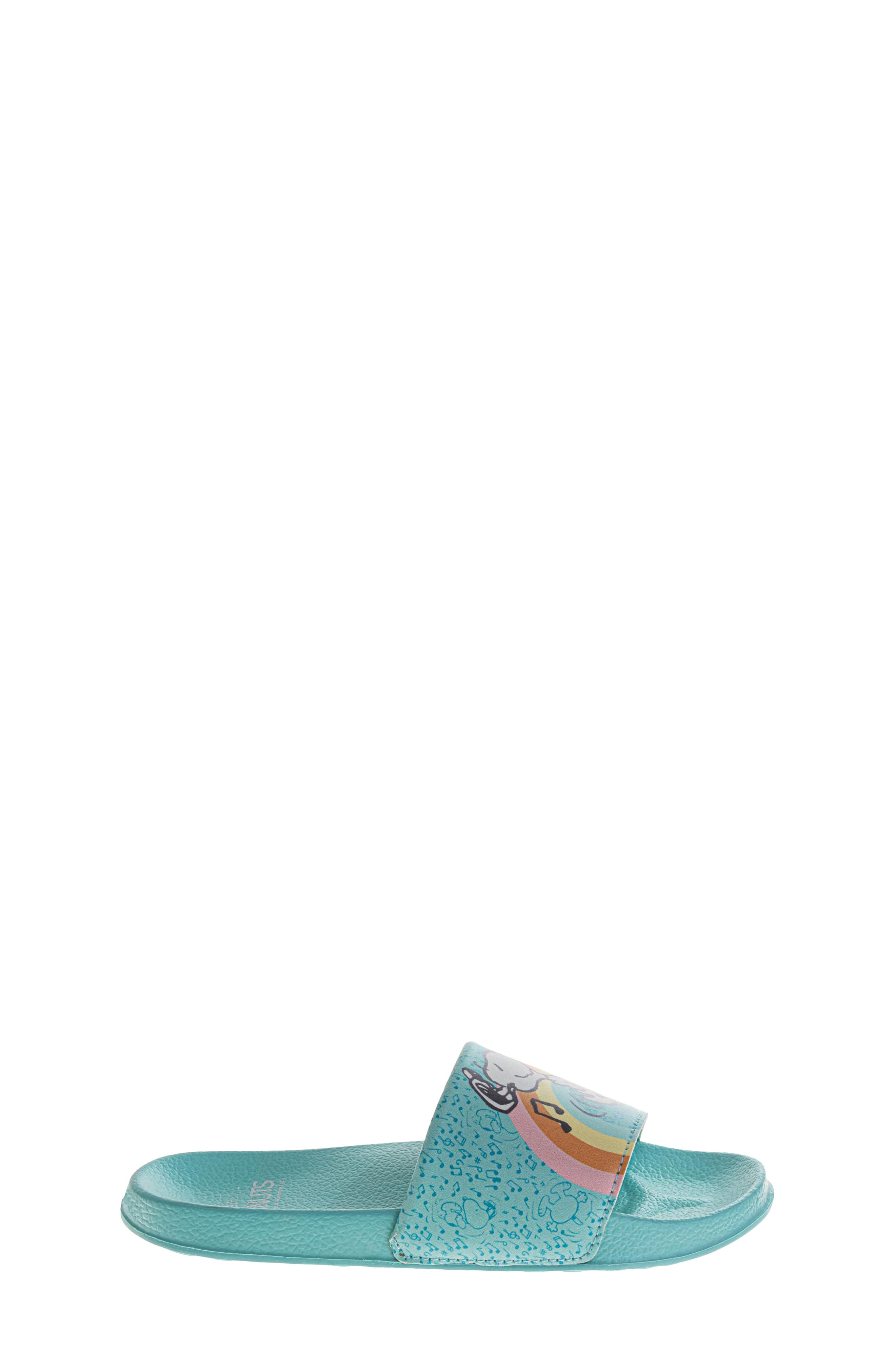 JOSMO Kids' Peanuts Musical Snoopy Slide Sandal, Alternate, color, Blue
