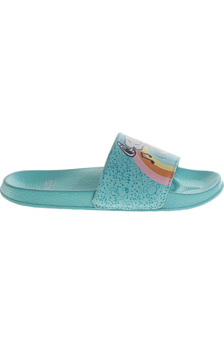 JOSMO Kids' Peanuts Musical Snoopy Slide Sandal, Alternate, color, Blue